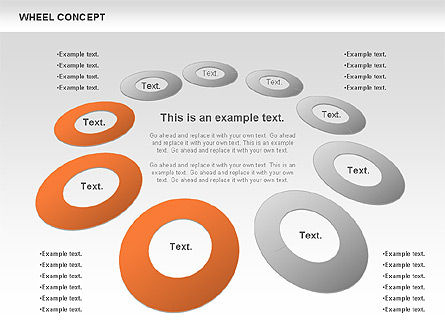 Concepto de Rueda, Diapositiva 3, 00849, Modelos de negocios — PoweredTemplate.com