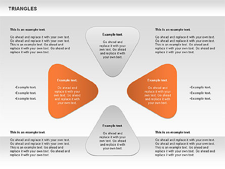 Formes triangulaires, Diapositive 4, 00850, Formes — PoweredTemplate.com