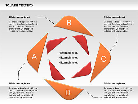 Square Textbox, Slide 4, 00851, Text Boxes — PoweredTemplate.com