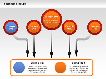 Schema cerchi di processo, Slide 5, 00852, Diagrammi di Processo — PoweredTemplate.com