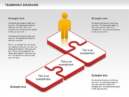 Teamwork with Platforms Diagram, Slide 11, 00854, Business Models — PoweredTemplate.com