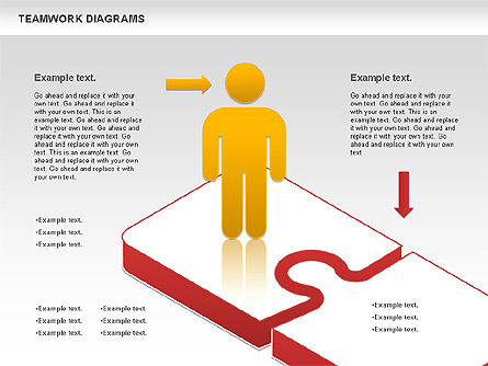 Teamwork with Platforms Diagram, Slide 9, 00854, Business Models — PoweredTemplate.com