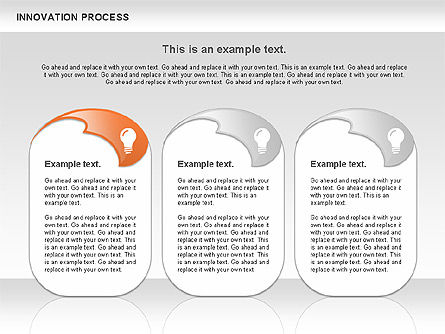Innovation swirl process diagram, Deslizar 6, 00859, Diagramas de Processo — PoweredTemplate.com