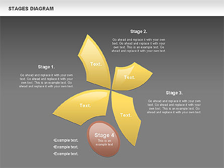 Diagrama de etapa gratis, Diapositiva 16, 00860, Diagramas de la etapa — PoweredTemplate.com