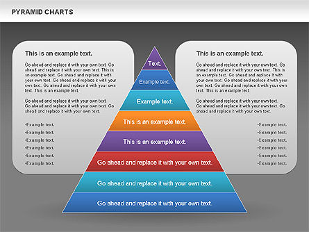Pyramid and Radar Chart, Slide 13, 00861, Business Models — PoweredTemplate.com