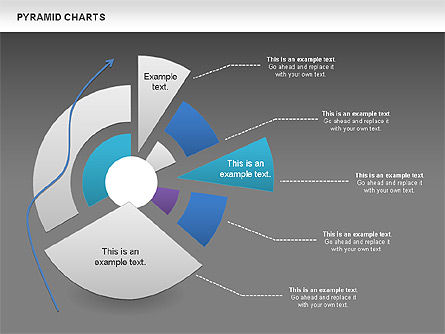 Pyramid and Radar Chart, Slide 14, 00861, Business Models — PoweredTemplate.com