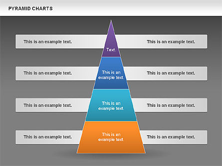 Pyramid and Radar Chart, Slide 15, 00861, Business Models — PoweredTemplate.com