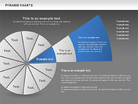 Pyramid and Radar Chart, Slide 16, 00861, Business Models — PoweredTemplate.com