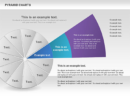 Pyramid and Radar Chart, Slide 6, 00861, Business Models — PoweredTemplate.com