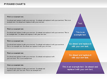 Pyramid and Radar Chart, Slide 9, 00861, Business Models — PoweredTemplate.com