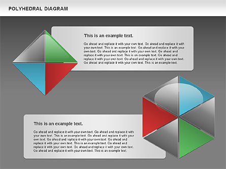 Polyhedral diagram, Dia 15, 00863, Businessmodellen — PoweredTemplate.com
