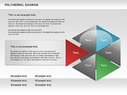 Polyhedral Diagram, Slide 7, 00863, Business Models — PoweredTemplate.com