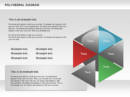 Schéma polyédrique, Diapositive 8, 00863, Modèles commerciaux — PoweredTemplate.com