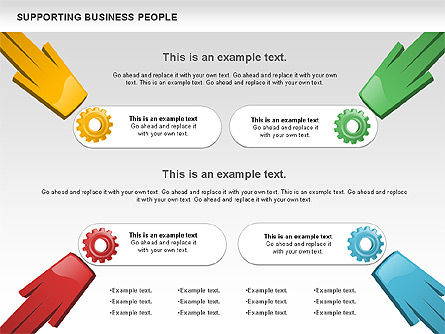 Apoyo a las personas de negocios, Diapositiva 10, 00864, Modelos de negocios — PoweredTemplate.com