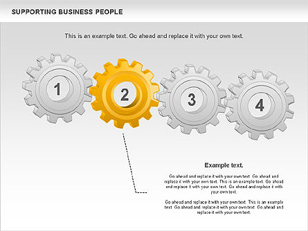 Apoyo a las personas de negocios, Diapositiva 5, 00864, Modelos de negocios — PoweredTemplate.com