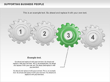 사업을 지원하는 사람들, 슬라이드 6, 00864, 비즈니스 모델 — PoweredTemplate.com