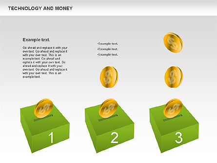 Tecnologia e soldi, Slide 10, 00865, Modelli di lavoro — PoweredTemplate.com