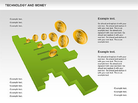 Tecnología y dinero, Diapositiva 3, 00865, Modelos de negocios — PoweredTemplate.com