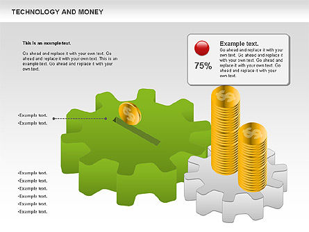 Technologie und Geld, Folie 6, 00865, Business Modelle — PoweredTemplate.com