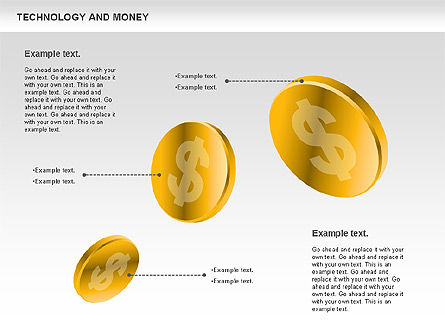 Tecnología y dinero, Diapositiva 8, 00865, Modelos de negocios — PoweredTemplate.com