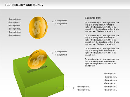 Tecnologia e dinheiro, Deslizar 9, 00865, Modelos de Negócio — PoweredTemplate.com