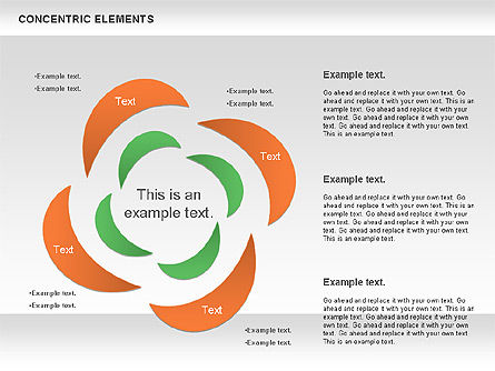 Forme concentriche della timeline, Slide 11, 00870, Forme — PoweredTemplate.com