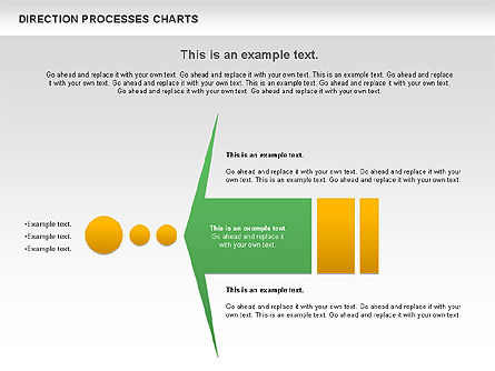 Direction Processes Chart, Slide 9, 00875, Process Diagrams — PoweredTemplate.com