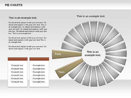 Pie Chart, Slide 10, 00883, Pie Charts — PoweredTemplate.com