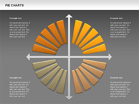 Camembert, Diapositive 19, 00883, Diagrammes circulaires — PoweredTemplate.com