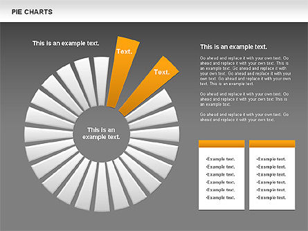 Pie Chart, Slide 20, 00883, Pie Charts — PoweredTemplate.com