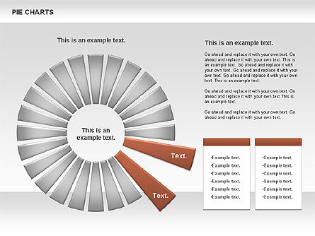 Pie Chart, Slide 8, 00883, Pie Charts — PoweredTemplate.com