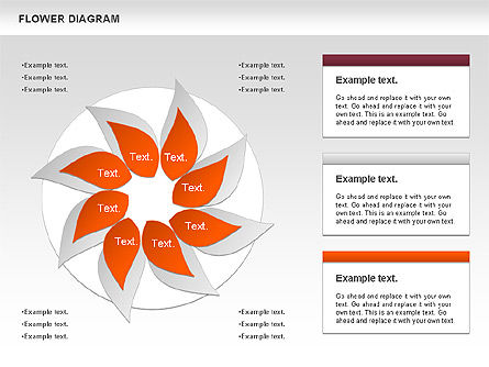 Flower Diagram, Slide 5, 00885, Business Models — PoweredTemplate.com