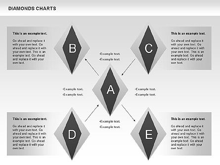 Gráficos de diamantes, Diapositiva 5, 00887, Modelos de negocios — PoweredTemplate.com