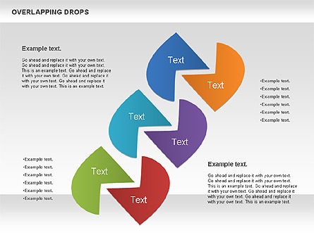 Formas superpuestas, Diapositiva 10, 00888, Modelos de negocios — PoweredTemplate.com