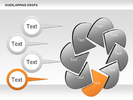 Overlapping Shapes, Slide 5, 00888, Business Models — PoweredTemplate.com
