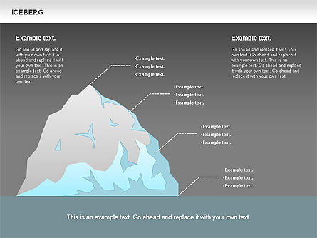 Diagram Gunung Es, Slide 11, 00893, Model Bisnis — PoweredTemplate.com