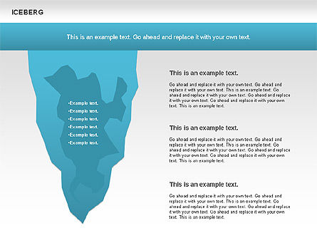 Iceberg Diagram, Slide 6, 00893, Business Models — PoweredTemplate.com