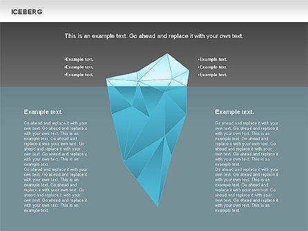 Iceberg Diagram, Slide 7, 00893, Business Models — PoweredTemplate.com