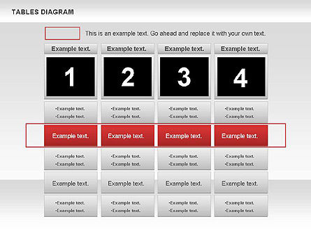 Tablas con la colección de números, Diapositiva 4, 00895, Tablas — PoweredTemplate.com