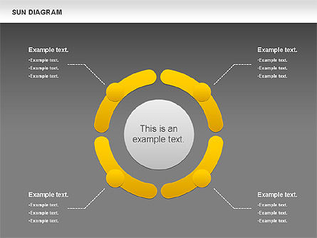 Diagrama de sol, Diapositiva 15, 00897, Modelos de negocios — PoweredTemplate.com