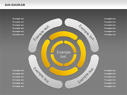 Diagrama de sol, Diapositiva 17, 00897, Modelos de negocios — PoweredTemplate.com