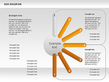 Sun Diagram, Slide 5, 00897, Business Models — PoweredTemplate.com