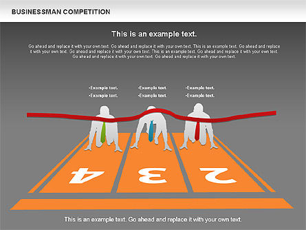 Businessmen Competition, Slide 12, 00902, Business Models — PoweredTemplate.com