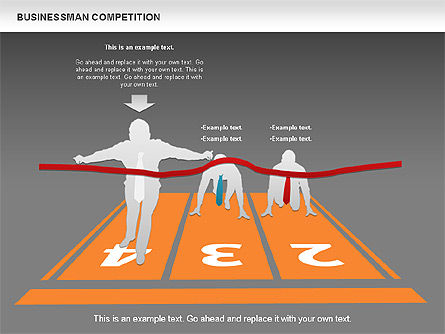 Businessmen Competition, Slide 13, 00902, Business Models — PoweredTemplate.com