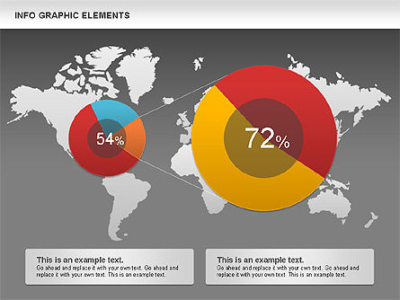 Gráficos y gráficos de información, Diapositiva 12, 00903, Formas — PoweredTemplate.com