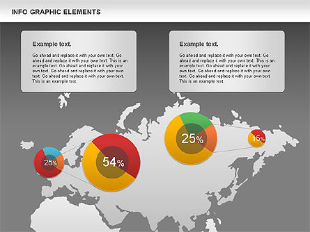 Gráficos y gráficos de información, Diapositiva 13, 00903, Formas — PoweredTemplate.com