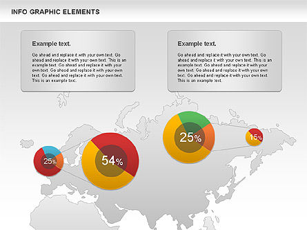 Gráficos y gráficos de información, Diapositiva 2, 00903, Formas — PoweredTemplate.com