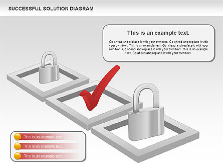 Diagrama de solución exitosa, Diapositiva 7, 00905, Modelos de negocios — PoweredTemplate.com