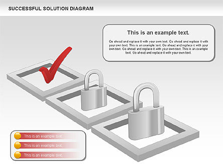 Diagram Solusi Yang Berhasil, Slide 8, 00905, Model Bisnis — PoweredTemplate.com