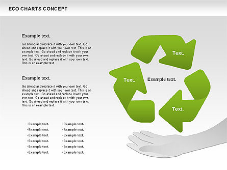 Eco Charts Concept, Free PowerPoint Template, 00908, Business Models — PoweredTemplate.com